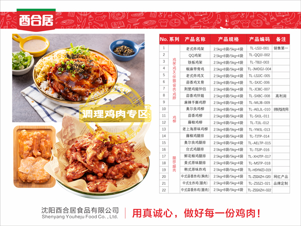 调理鸡肉专区